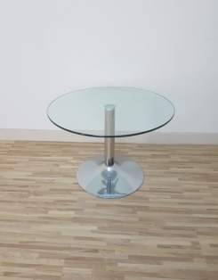 Round Coffee Table - Glass Top