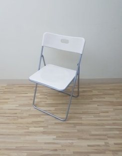 Folding Chair - White PVC