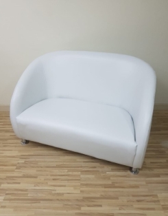 Curvy Latest Double - White Leather