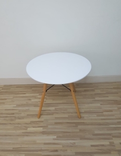 Round Coffee Table - White Top