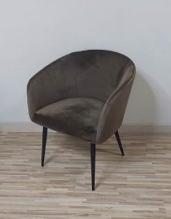 Tub Chair - Coffee Velvet