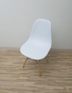 Café Chair - White PVC