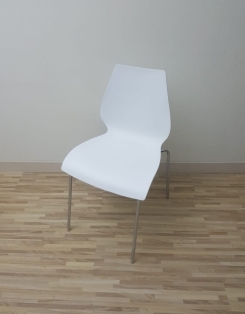 Stackable Chair - White PVC