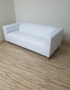 Klipan Double Seat - White Leather